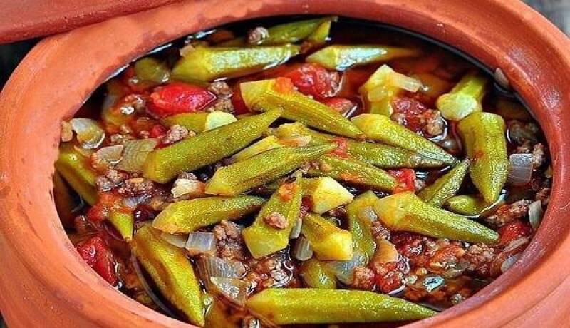 خوراک بامیه یک غذای رژیمی ولی خوشمزه